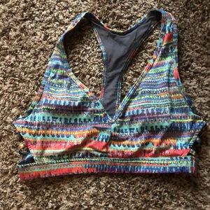 Multicolored Victoria secret sports bra